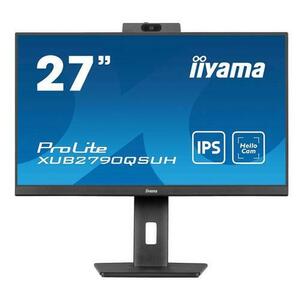 Monitor IPS LED Iiyama 27inch XUB2790QSUH-B1, QHD (2560 x 1440), HDMI, DisplayPort, Boxe, Pivot, 100 Hz, 0.4 ms (Negru) imagine