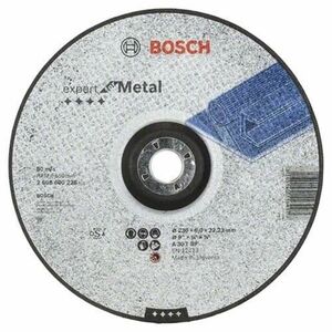 Disc abraziv pentru slefuire metal Bosch 2608600228, Professional, 230 x 22, 23 x 6 mm imagine