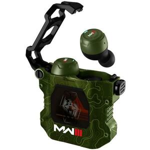 Casti True Wireless OTL Call of Duty Modern Warfare 3, Microfon, Bluetooth (Verde) imagine