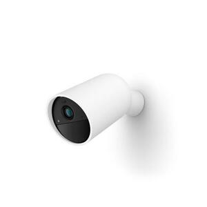 Camera supraveghere video Philips Hue Secure 8719514492936, HD 1080p, Functionare cu baterii, Alarma sonora, Wi-Fi, IP65 (Alb) imagine