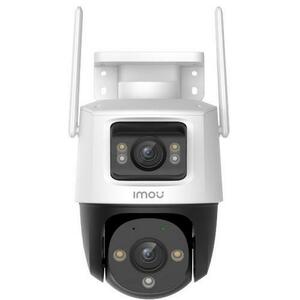 Camera supraveghere video IMOU IPC-S7XP-10M0WED-0360B, 5 MP, Lentila duala, Microfon, Difuzor, Sirena, IP66 (Alb) imagine