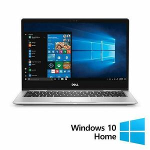 Laptop Refurbished Dell Inspiron 7370, Intel Core i5-8250U 1.60 - 3.40GHz, 8GB DDR4, 256GB SSD, 13.3 Inch Full HD, Webcam + Windows 10 Home imagine