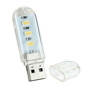 Minilampa USB AndrexNET, 3 leduri, lumina calda imagine