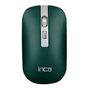 Mouse Wireless Inca IWM-531RY, 2.4 GHz, Bluetooth, Optic, 1600 dpi (Verde) imagine