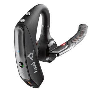 Casca Mono Poly Voyager 5200 UC, Bluetooth, USB-A, BT700, Autonomie 7 ore, Microfon (Negru) imagine