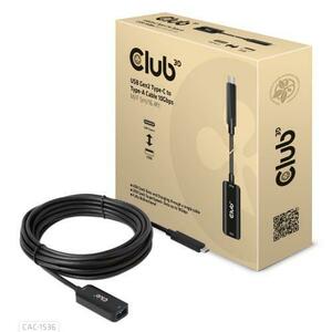 Cablu USB, Gen2 de tip C la tip A, CLUB3D 10 Gbps M/F 5 m/16.4 ft imagine