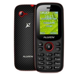 Telefon mobil Allview L802, Ecran TFT 1.77inch, 2G, Dual SIM (Negru/Rosu) imagine