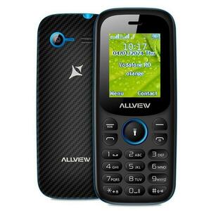 Telefon mobil Allview L802, Ecran TFT 1.77inch, 2G, Dual SIM (Negru/Albastru) imagine