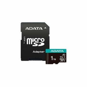 Card de Memorie MICROSDXC ADATA AUSDX1TUI3V30SA2-RA1, 1TB, Class 10, U3, V30, A2 + Adaptor SD imagine