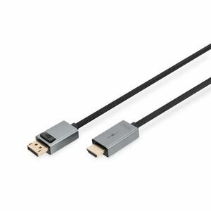 Cablu adaptor DisplayPort Digitus, DB-340202-030-S 4K, DP - HDMI tip A imagine