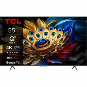 Televizor QLED TCL 139 cm (55inch) 55C655, Ultra HD 4K, Smart TV, WiFi, Google TV, CI+ imagine