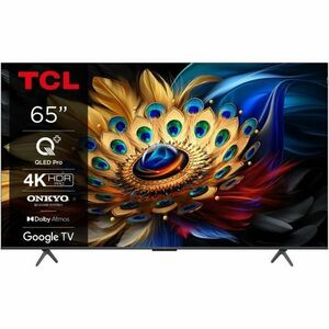 Televizor QLED TCL 165 cm (65inch) 65C655, Ultra HD 4K, Smart TV, WiFi, Google TV, CI+ imagine
