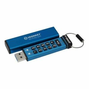Stick USB Kingston IronKey Keypad 200, 256 GB, USB 3.0, AES Encrypted imagine