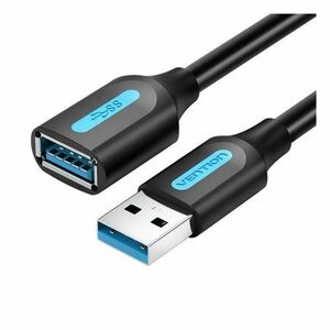 Cablu prelungitor USB Vention, USB-A Mama to USB-A Tata, 200 cm, Negru imagine