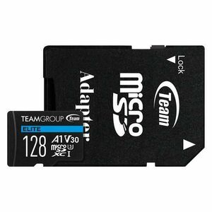 Card de memorie TeamGroup Elite, 128 GB, microSDXC, UHS-I U3, V30, A1, 4K UHD imagine