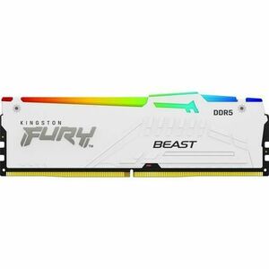 Memorie Kingston FURY Beast RGB White, 16 GB, DDR5, 5200 MHz, CL40, XMP imagine