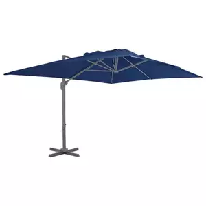 Umbrela de exterior vidaXL, 400 x 300 cm, Albastru, 47003 imagine