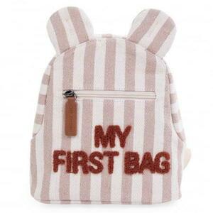 Rucsac pentru copii Childhome My First Bag Nude (Alb) imagine