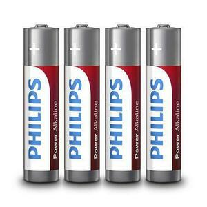 Set 4 baterii Philips LR03P4F/10, LR03, AAA, Power Alkaline imagine