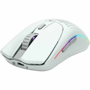 Mouse Gaming Glorious Model O 2 Wireless, iluminare RGB, 26000 dpi, USB si Bluetooth (Alb) imagine