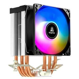 Cooler CPU Segotep Lumos Gs4 Rainbow, iluminare Rainbow, 1x92 mm, 1800 rpm, PWM (Negru/Alb) imagine