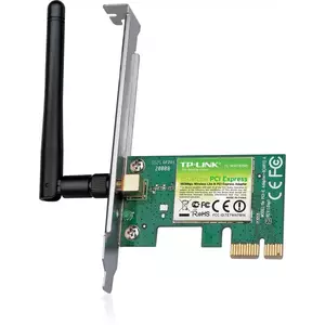 Placa de retea Tp-Link TL-WN781ND interfata calaculator: PCI-E x1 rata de tranfer pe retea: 802.11n-150Mbps imagine