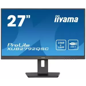 Monitor LED iiyama ProLite XUB2792QSC-B5 27" WQHD 4ms Negru imagine