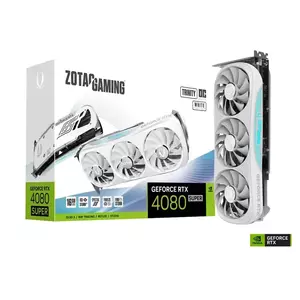 Placa Video Zotac GAMING GeForce RTX 4080 SUPER Trinity OC White Edition 16GB GDDR6X 256 biti imagine