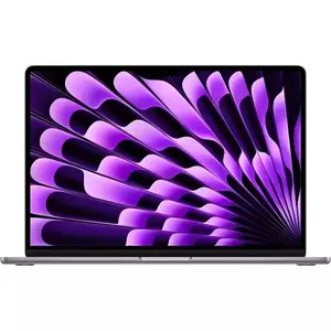 Notebook Apple MacBook Air 15 (2024) 15.3" Apple M3 8-core GPU 10-core RAM 16GB SSD 512GB Tastatura INT Space Grey imagine