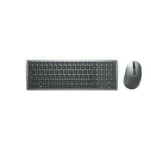 Kit Tastatura + Mouse Dell Multi-Device KM7120W, 2.4GHz&Bluetooth 5.0, Layout US Intl imagine