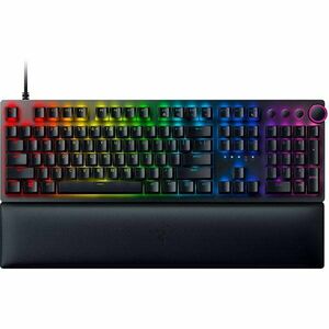 Tastatura pentru gaming, Razerz Huntsman V2 RGB, comutatoare violet, distributie internationala SUA, Negru imagine