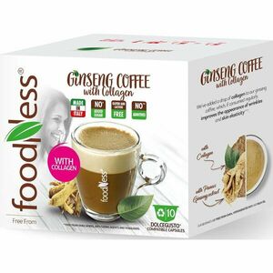 Capsule Foodness mix cu aroma de cafea si ginseng, compatibile Dolce Gusto, 10 capsule, 160g imagine