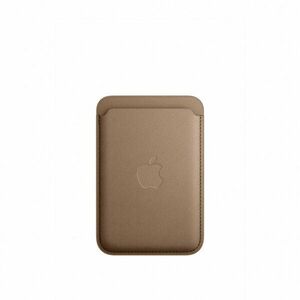 Husa de protectie Apple FineWoven Wallet with MagSafe, Taupe imagine