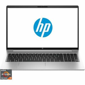 Laptop HP 15.6'' ProBook 455 G10, FHD, Procesor AMD Ryzen™ 7 7730U (16M Cache, up to 4.5 GHz), 8GB DDR4, 512GB SSD, AMD Radeon, Free DOS, Silver imagine