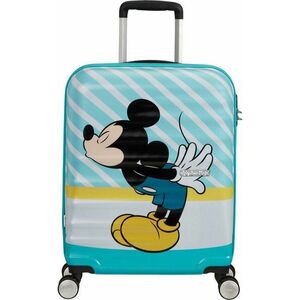 American Tourister Disney Wavebreaker Spinner 55/20 Cabin Blue Kiss 36 L Luggage imagine
