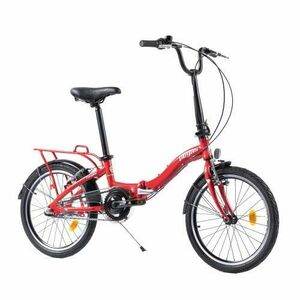 Bicicleta Pegas Camping 20 inch, Aluminiu 3S (Rosu /Alb) imagine