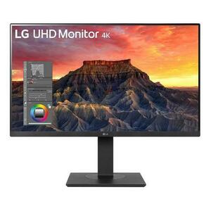Monitor IPS LED LG 27inch 27BQ65UB-B, UHD (3840 x 2160), HDMI, DisplayPort, Boxe, Pivot, 5 ms (Negru) imagine
