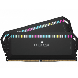 Memorii Corsair Dominator Platinum RGB Black Intel XMP 3.0, 64GB(2x32GB), DDR5-6000MHz, CL30, Dual Channel imagine
