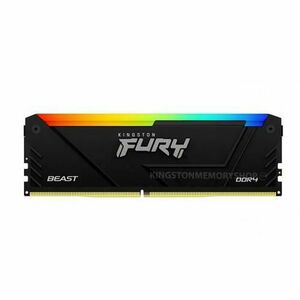 Memorie RAM Kingston Fury Beast RGB, DIMM, DDR4, 32GB, 3600MHz, CL18, 1.35V, RGB Lighting imagine