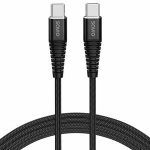 Cablu de incarcare si transfer date USB-C Savio CL-159, 100W, Power Delivery, Fast Charge, 1m imagine