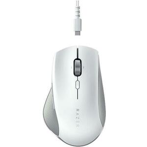 Mouse wireless Razer Pro Click, ergonomic, multidevice, Bluetooth (Alb) imagine