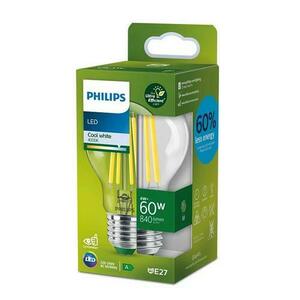 Bec LED Philips Classic A60, Ultra Efficient Light, E27, 4W (60W), 840 lm, lumina neutra (4000K) imagine
