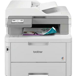 Multifunctional Laser Brother MFC-L8390CDW, A4, Color, ADF, Fax, 30 ppm, USB, Retea, Wireless, NFC (Alb) imagine