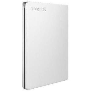 HDD Extern Toshiba Canvio Slim, 2TB, USB3.2 Gen 1, 2.5inch (Argintiu) imagine