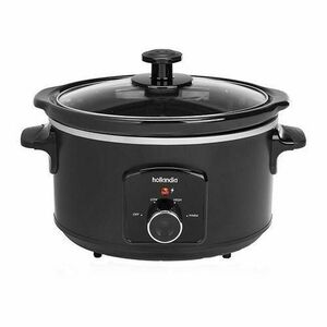 Slow cooker, TRISTAR, 3.5 litri, 2 setari temperatura, vas ceramica detasabil, functie pastrare la cald, negru imagine