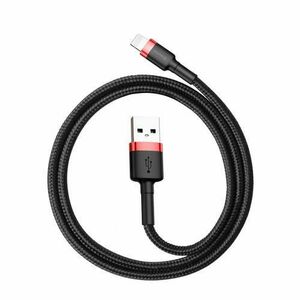 Cablu de Date Baseus Cafule USB tip Lightning iPhone 0.5 m Negru+Rosu imagine