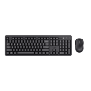 Kit tastatura si mouse Wireless TRUST Ody II 25018, USB (Negru) imagine