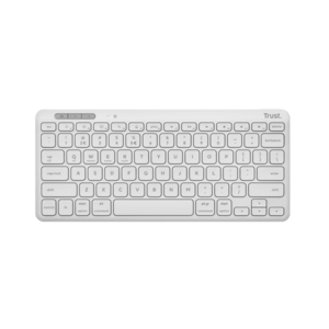 Tastatura Trust Lyra TR-25097, Wireless, USB-A / USB-C (Alb) imagine