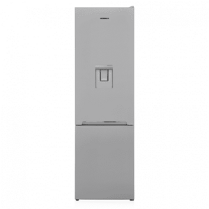 Combina frigorifica Heinner HC-V288SWDE++, 288 l, Clasa E, Less Frost, Dozator de apa, Lumina LED, Usi reversibile, H 180 cm (Argintiu) imagine