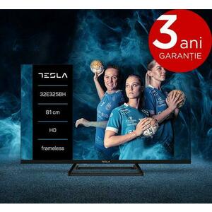 Televizor LED Tesla 80 cm (32inch) 32E325BH, HD Ready, Clasa E, Frameless TV, CI+ imagine